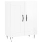 vidaXL Highboard Hochglanz-Weiß 69,5x34x180 cm Holzwerkstoff vidaXL Highboard Hochglanz-Weiß 69,5x34x180 cm Holzwerkstoff