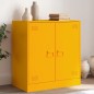 vidaXL Sideboard Senfgelb 67x39x73 cm Stahl vidaXL Sideboard Senfgelb 67x39x73 cm Stahl