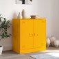 vidaXL Sideboard Senfgelb 67x39x73 cm Stahl vidaXL Sideboard Senfgelb 67x39x73 cm Stahl