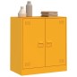vidaXL Sideboard Senfgelb 67x39x73 cm Stahl vidaXL Sideboard Senfgelb 67x39x73 cm Stahl