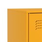 vidaXL Sideboard Senfgelb 67x39x73 cm Stahl vidaXL Sideboard Senfgelb 67x39x73 cm Stahl