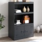 vidaXL Sideboard Anthrazit 67x39x107 cm Stahl vidaXL Sideboard Anthrazit 67x39x107 cm Stahl