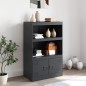 vidaXL Sideboard Anthrazit 67x39x107 cm Stahl vidaXL Sideboard Anthrazit 67x39x107 cm Stahl