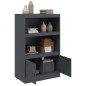 vidaXL Sideboard Anthrazit 67x39x107 cm Stahl vidaXL Sideboard Anthrazit 67x39x107 cm Stahl