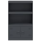 vidaXL Sideboard Anthrazit 67x39x107 cm Stahl vidaXL Sideboard Anthrazit 67x39x107 cm Stahl