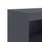 vidaXL Sideboard Anthrazit 67x39x107 cm Stahl vidaXL Sideboard Anthrazit 67x39x107 cm Stahl