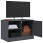 vidaXL TV-Schrank Anthrazit 67x39x44 cm Stahl vidaXL TV-Schrank Anthrazit 67x39x44 cm Stahl