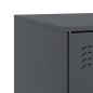 vidaXL TV-Schrank Anthrazit 67x39x44 cm Stahl vidaXL TV-Schrank Anthrazit 67x39x44 cm Stahl