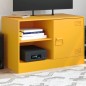 vidaXL TV-Schrank Senfgelb 67x39x44 cm Stahl vidaXL TV-Schrank Senfgelb 67x39x44 cm Stahl
