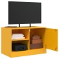 vidaXL TV-Schrank Senfgelb 67x39x44 cm Stahl vidaXL TV-Schrank Senfgelb 67x39x44 cm Stahl