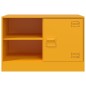 vidaXL TV-Schrank Senfgelb 67x39x44 cm Stahl vidaXL TV-Schrank Senfgelb 67x39x44 cm Stahl