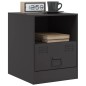 vidaXL Nachttische 2 Stk. Schwarz 34,5x39x44 cm Stahl vidaXL Nachttische 2 Stk. Schwarz 34,5x39x44 cm Stahl