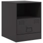 vidaXL Nachttische 2 Stk. Schwarz 34,5x39x44 cm Stahl vidaXL Nachttische 2 Stk. Schwarz 34,5x39x44 cm Stahl