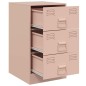 vidaXL Nachttische 2 Stk. Rosa 34,5x39x62 cm Stahl vidaXL Nachttische 2 Stk. Rosa 34,5x39x62 cm Stahl