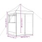 vidaXL Partyzelt Faltbar Pop-Up mit 4 Seitenteilen Burgunderrot vidaXL Partyzelt Faltbar Pop-Up mit 4 Seitenteilen Burgunderrot