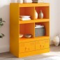 vidaXL Highboard Senfgelb 67x39x95 cm Stahl vidaXL Highboard Senfgelb 67x39x95 cm Stahl