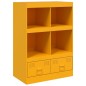 vidaXL Highboard Senfgelb 67x39x95 cm Stahl vidaXL Highboard Senfgelb 67x39x95 cm Stahl