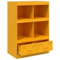 vidaXL Highboard Senfgelb 67x39x95 cm Stahl vidaXL Highboard Senfgelb 67x39x95 cm Stahl