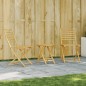 vidaXL 3-tlg. Bistro-Set Bambus vidaXL 3-tlg. Bistro-Set Bambus