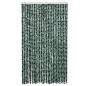 vidaXL Fliegenvorhang Grün und Weiß 118x220 cm Chenille vidaXL Fliegenvorhang Grün und Weiß 118x220 cm Chenille