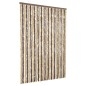 vidaXL Fliegenvorhang Dunkelbraun und Beige 118x220 cm Chenille vidaXL Fliegenvorhang Dunkelbraun und Beige 118x220 cm Chenille