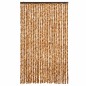 vidaXL Fliegenvorhang Ocker und Weiß 118x220 cm Chenille vidaXL Fliegenvorhang Ocker und Weiß 118x220 cm Chenille