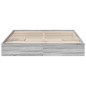 vidaXL Bettgestell mit Schubladen Grau Sonoma 200x200cm Holzwerkstoff vidaXL Bettgestell mit Schubladen Grau Sonoma 200x200cm Holzwerkstoff