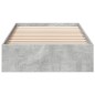vidaXL Bettgestell mit Schubladen Betongrau 100x200 cm Holzwerkstoff vidaXL Bettgestell mit Schubladen Betongrau 100x200 cm Holzwerkstoff