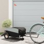vidaXL Fahrradanhänger Schwarz 30 kg Eisen vidaXL Fahrradanhänger Schwarz 30 kg Eisen