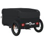 vidaXL Fahrradanhänger Schwarz 30 kg Eisen vidaXL Fahrradanhänger Schwarz 30 kg Eisen