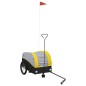 vidaXL Fahrradanhänger Schwarz und Gelb 30 kg Eisen vidaXL Fahrradanhänger Schwarz und Gelb 30 kg Eisen