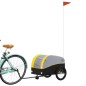 vidaXL Fahrradanhänger Schwarz und Gelb 30 kg Eisen vidaXL Fahrradanhänger Schwarz und Gelb 30 kg Eisen