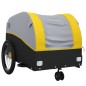 vidaXL Fahrradanhänger Schwarz und Gelb 30 kg Eisen vidaXL Fahrradanhänger Schwarz und Gelb 30 kg Eisen