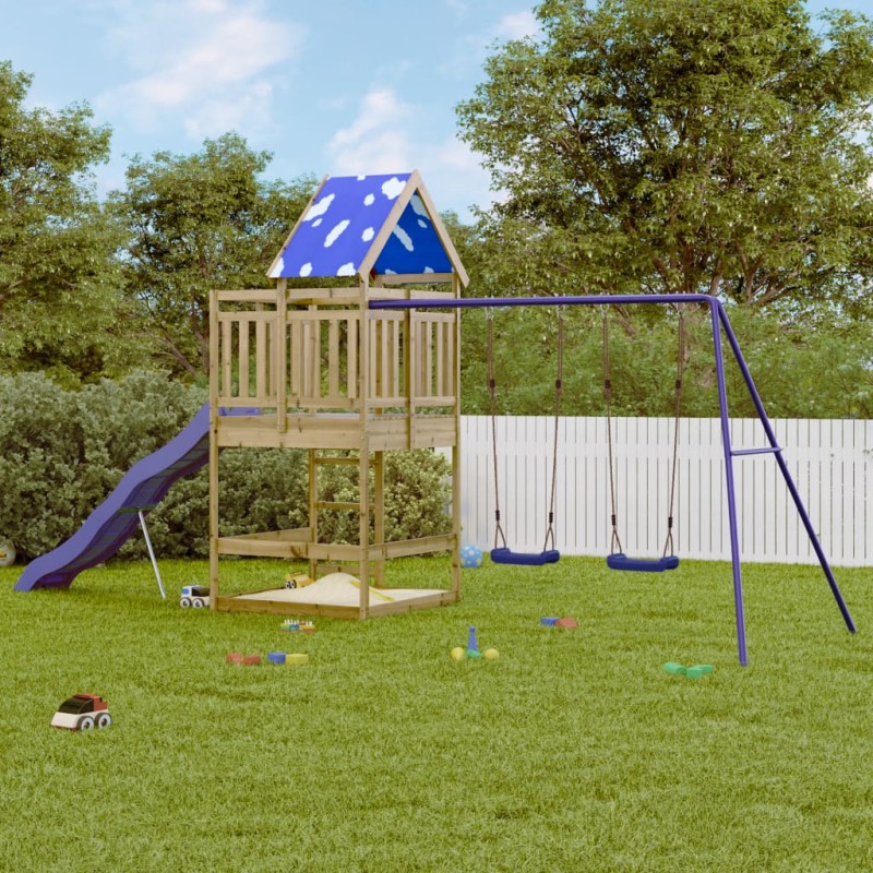 vidaXL Spielturm Imprägniertes Kiefernholz vidaXL Spielturm Imprägniertes Kiefernholz