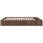 vidaXL Bettgestell Braun Eichen-Optik 180x200 cm Holzwerkstoff vidaXL Bettgestell Braun Eichen-Optik 180x200 cm Holzwerkstoff