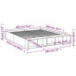 vidaXL Bettgestell Braun Eichen-Optik 180x200 cm Holzwerkstoff vidaXL Bettgestell Braun Eichen-Optik 180x200 cm Holzwerkstoff