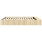 vidaXL Bettgestell Sonoma-Eiche 180x200 cm Holzwerkstoff vidaXL Bettgestell Sonoma-Eiche 180x200 cm Holzwerkstoff