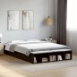vidaXL Bettgestell Schwarz 160x200 cm Holzwerkstoff vidaXL Bettgestell Schwarz 160x200 cm Holzwerkstoff