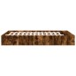 vidaXL Bettgestell Räuchereiche 140x200 cm Holzwerkstoff vidaXL Bettgestell Räuchereiche 140x200 cm Holzwerkstoff