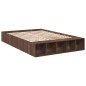 vidaXL Bettgestell Braun Eichen-Optik 140x200 cm Holzwerkstoff vidaXL Bettgestell Braun Eichen-Optik 140x200 cm Holzwerkstoff