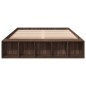 vidaXL Bettgestell Braun Eichen-Optik 140x200 cm Holzwerkstoff vidaXL Bettgestell Braun Eichen-Optik 140x200 cm Holzwerkstoff