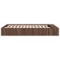 vidaXL Bettgestell Braun Eichen-Optik 140x200 cm Holzwerkstoff vidaXL Bettgestell Braun Eichen-Optik 140x200 cm Holzwerkstoff