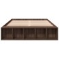 vidaXL Bettgestell Braun Eichen-Optik 120x200 cm Holzwerkstoff vidaXL Bettgestell Braun Eichen-Optik 120x200 cm Holzwerkstoff