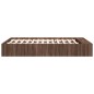 vidaXL Bettgestell Braun Eichen-Optik 120x200 cm Holzwerkstoff vidaXL Bettgestell Braun Eichen-Optik 120x200 cm Holzwerkstoff