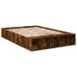 vidaXL Bettgestell Räuchereiche 120x190 cm Holzwerkstoff vidaXL Bettgestell Räuchereiche 120x190 cm Holzwerkstoff