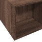 vidaXL Bettgestell Braun Eichen-Optik 135x190 cm Holzwerkstoff vidaXL Bettgestell Braun Eichen-Optik 135x190 cm Holzwerkstoff