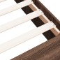 vidaXL Bettgestell Braun Eichen-Optik 135x190 cm Holzwerkstoff vidaXL Bettgestell Braun Eichen-Optik 135x190 cm Holzwerkstoff