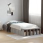 vidaXL Bettgestell Grau Sonoma 90x190 cm Holzwerkstoff vidaXL Bettgestell Grau Sonoma 90x190 cm Holzwerkstoff