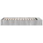 vidaXL Bettgestell Grau Sonoma 90x190 cm Holzwerkstoff vidaXL Bettgestell Grau Sonoma 90x190 cm Holzwerkstoff
