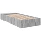 vidaXL Bettgestell Grau Sonoma 90x190 cm Holzwerkstoff vidaXL Bettgestell Grau Sonoma 90x190 cm Holzwerkstoff